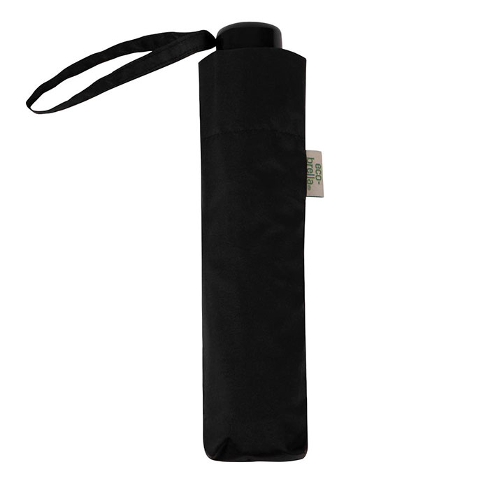 totes ECO-BRELLA® Supermini Plain Black (3 Section) Extra Image 2